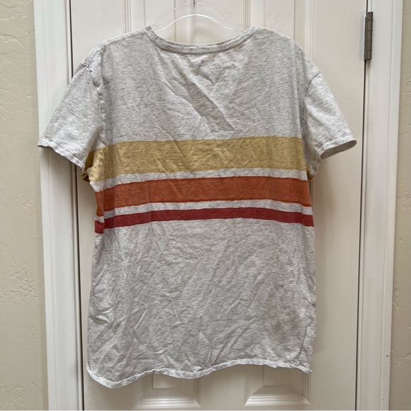 2 American Eagle Outfitters Men’s Striped T-Shirts Size XL Charlie Brown Vibes - Picture 6 of 9